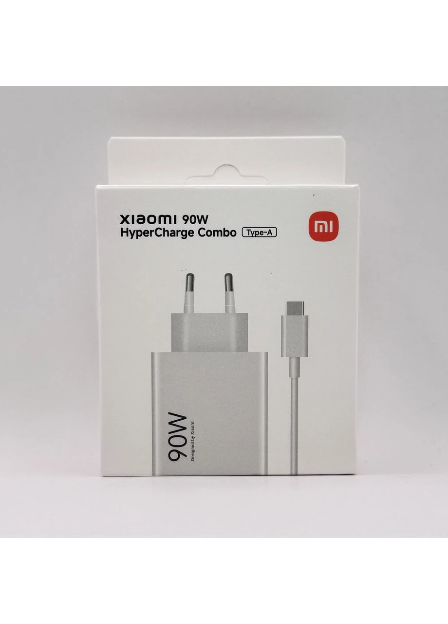Оригінальний Турбо Зарядний пристрій Mi 90W MDY-14-EC + Кабель 6А Type C - USB Xiaomi (380691778)