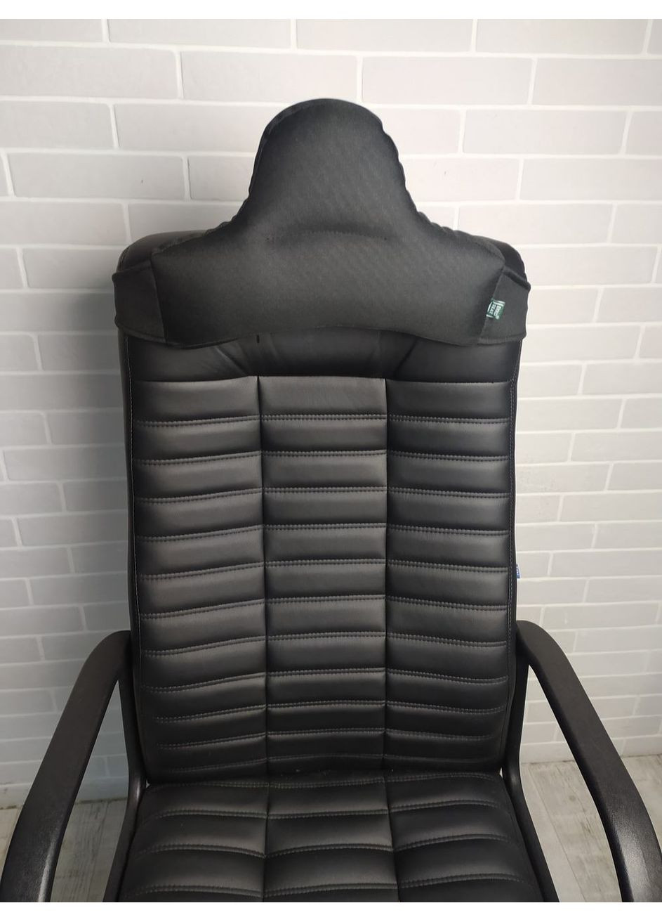 Ергономічна подушка EKKOSEAT на крісло керівника (ПІД ГОЛОВУ І ШИЮ). Чорний. SF-3H-101NA Ekko Seat (353719036)