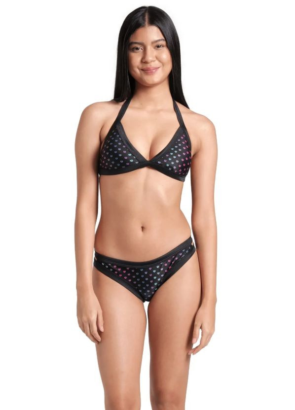 Комбинированный летний женский купальник rainbow monogram bikini triang (007079-515) размер Arena