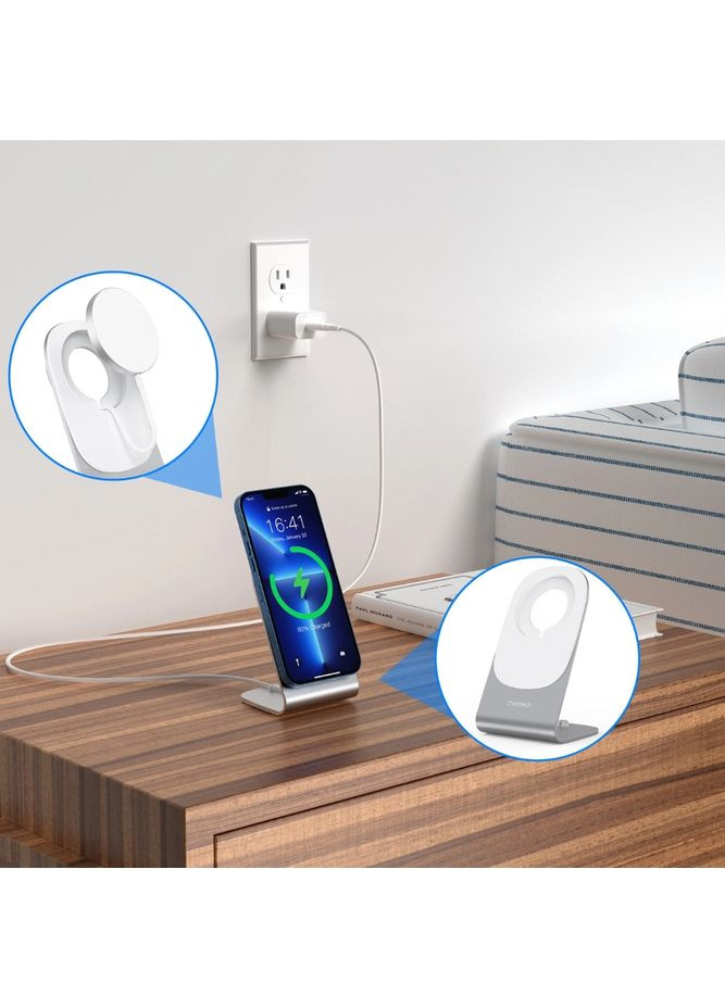Беспроводное зарядное устройство T518-F 15W + подставка-держатель CHOETECH (370616459)