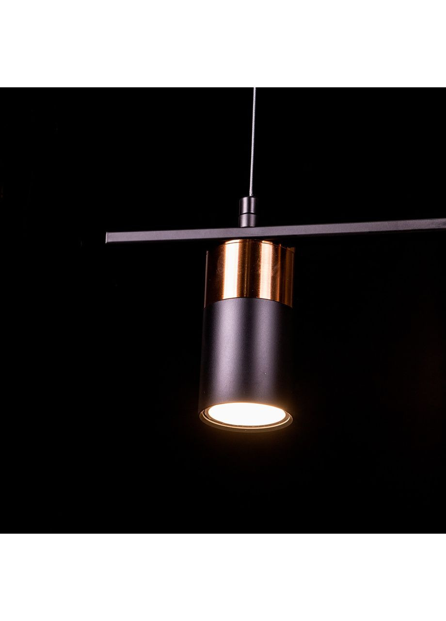 Подвесная люстра лофт на 4 лампочки 3200/4/BK+Bro No Brand (352230293)