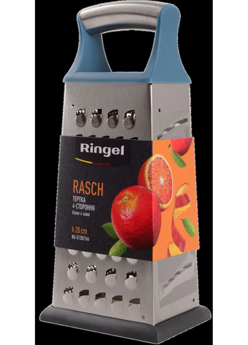 Тёрка многофункциональная RINGEL Rasch 4-сторонняя 20 см anti slip No Brand (393944627)