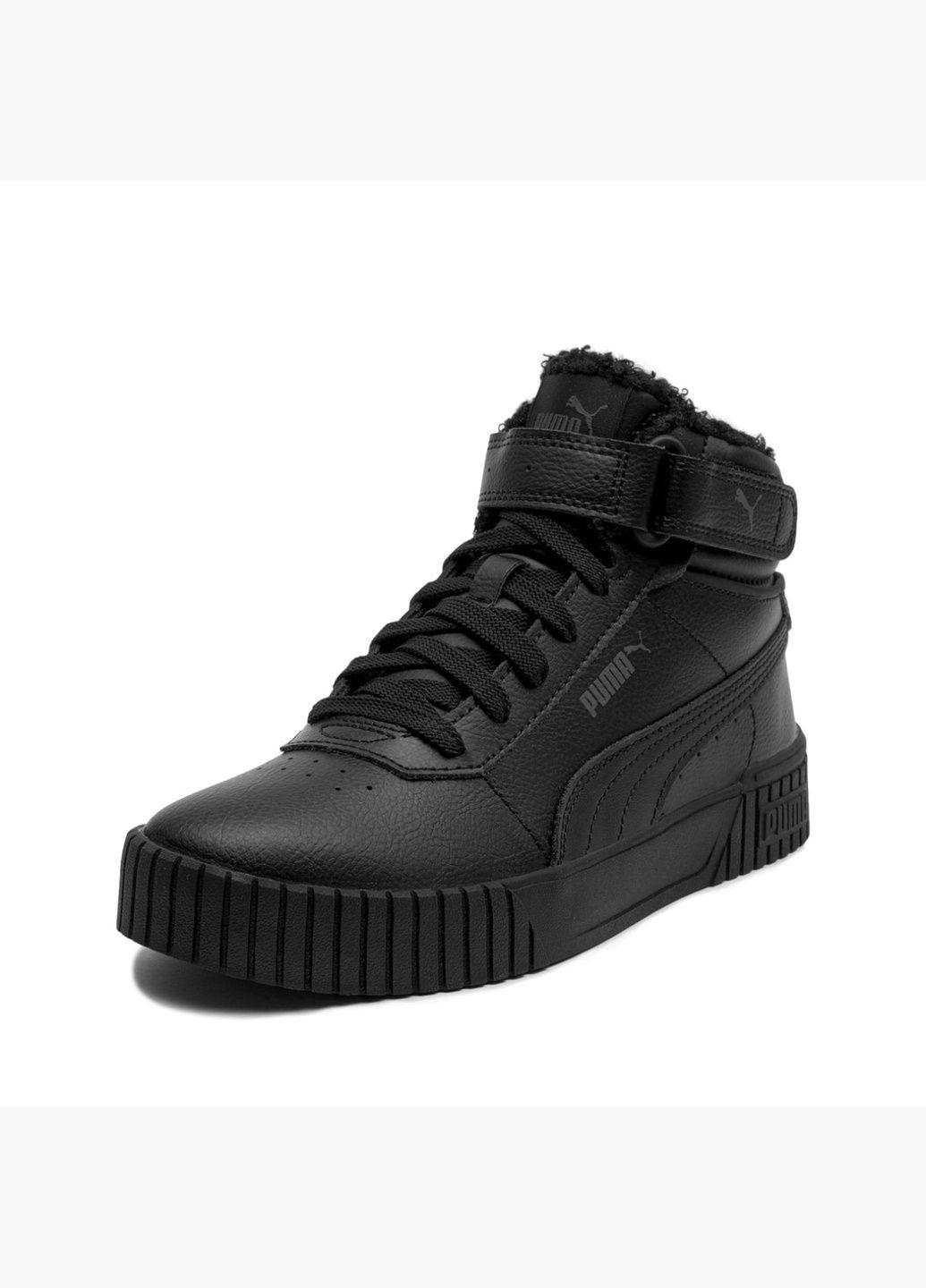 Кроссовки женские Carina 2.0 Mid Wtr Black 385852-01 Puma чёрные (325413229)