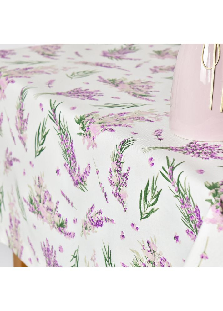 Скатерть с водоотталкивающей пропиткой 140х170 см хлопок лаванда IDEIA (366288991)