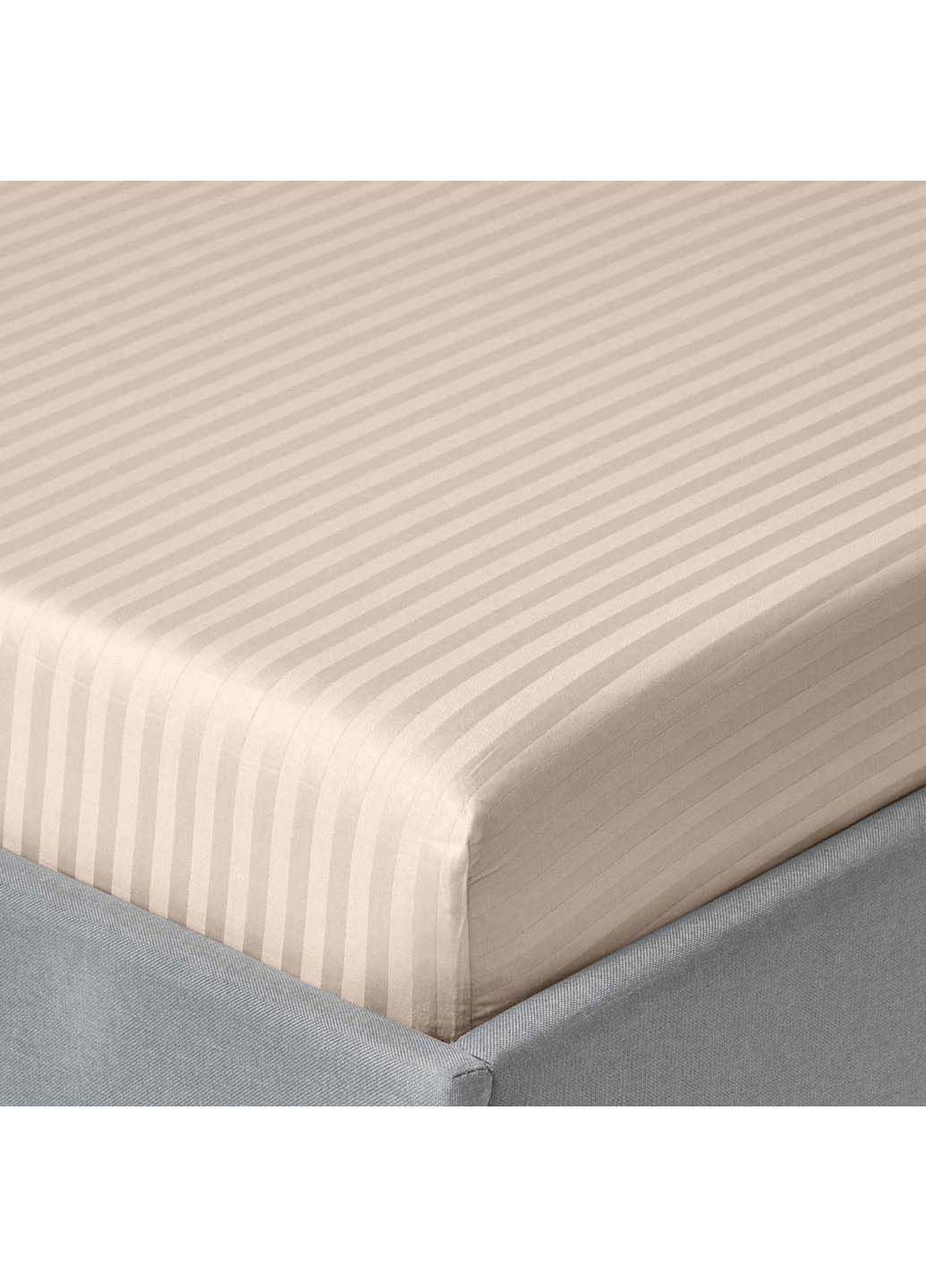 Подростковая постель сатин с простыней на резинке BISCOTTI CS1 160х220 см Cosas (307477679)