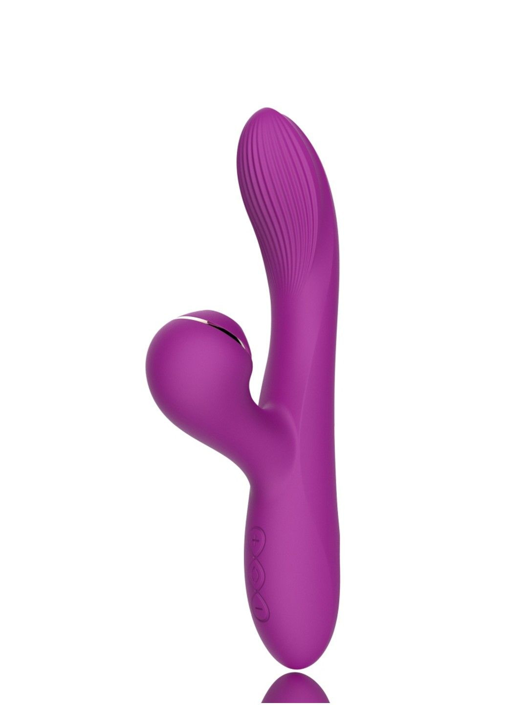 Вибратор-кролик с волновой стимуляцией клитора Air Pulsing Messenger, фиолетовый Boss Series (292011961)