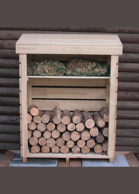 Дровниця дерев'яна з дерева Каслтаун бланже (ДРВ-002701) No Brand (328960449)