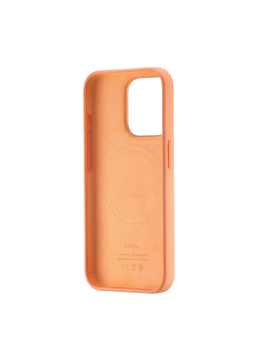 Чохол силіконовий MagSafe протиударний для iPhone 15 Pro жовтогарячий Case (370165668)