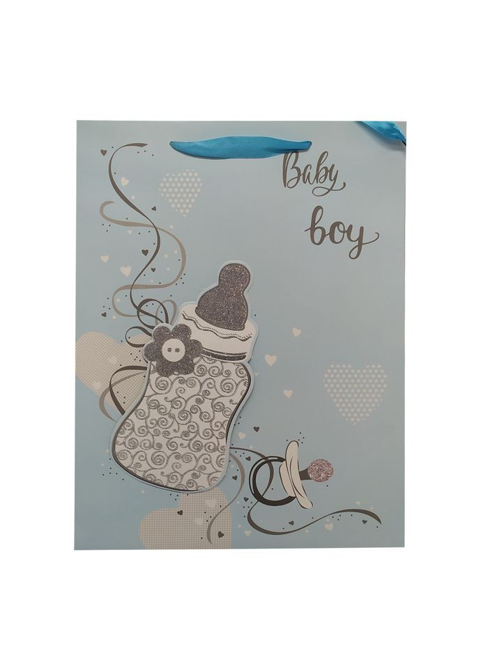 Подарунковий пакет 2369L, 40 х 30 х 0,1 Синій BMW (308997363)