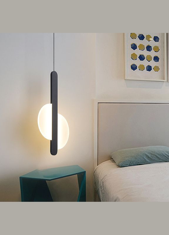 Люстра светодиодная подвесная LED светильник для квартиры на потолок лэд 26500 Черный 65-180х6х20 см. Sunnysky (364497985)