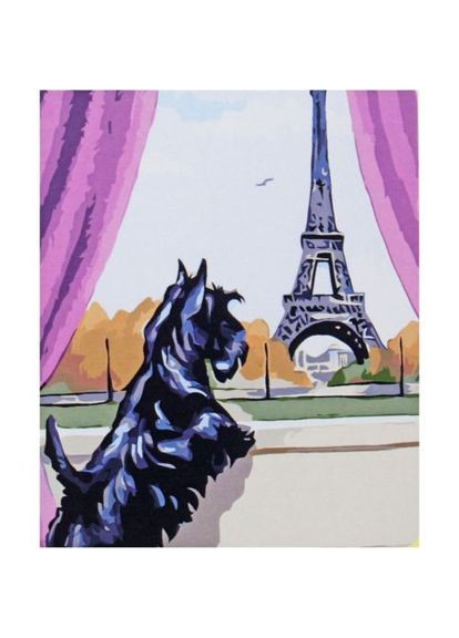 Картина за номерами "Вікно в Париж" Оптифрост (361411757)