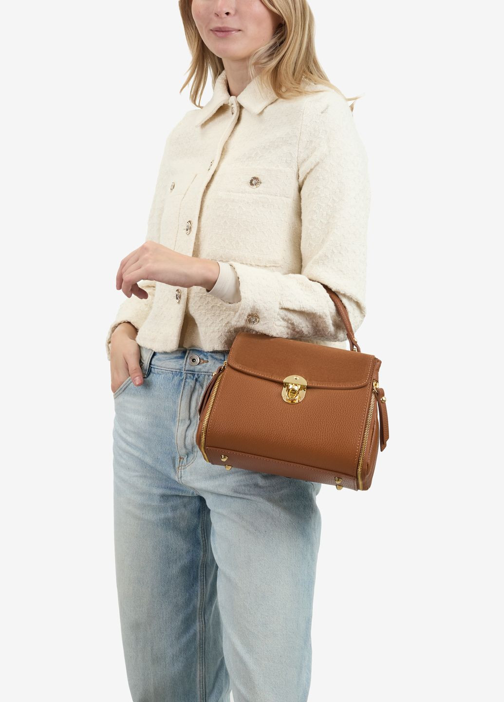 Сумка жіноча замшева крос-боді маленька Сrossbody Regina Notte (369446316)