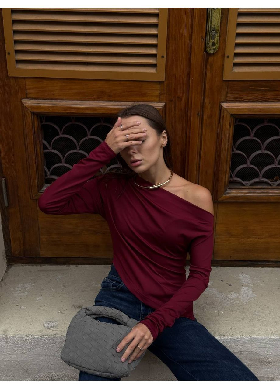 Лонгслів жіночий з відкритим плечем Style Point (368152918)