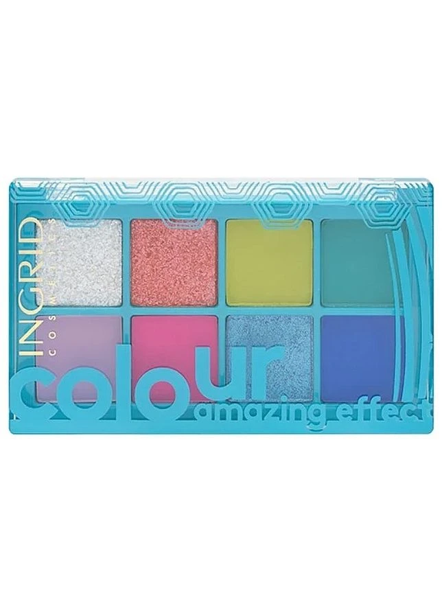 Палетка тіней для повік Colour Amazing Effect Eyeshadow Palette 10g (1174686-189189) Ingrid Cosmetics (368633601)