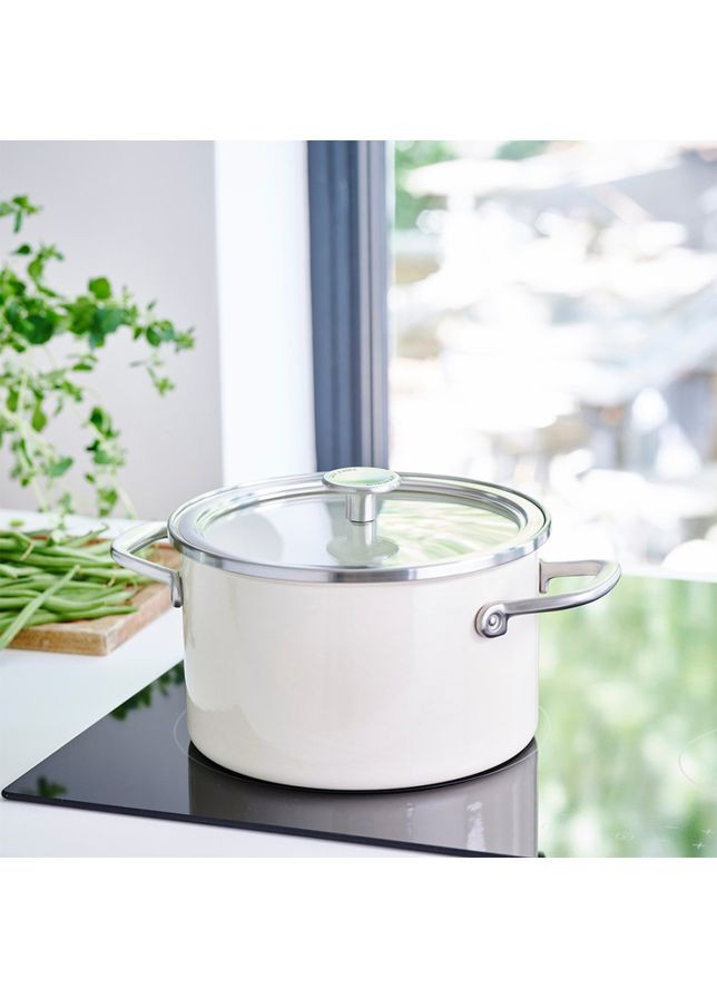 Кастрюля Steel Core 3.7л Almond Cream (CC003266-001) KitchenAid (340064560)