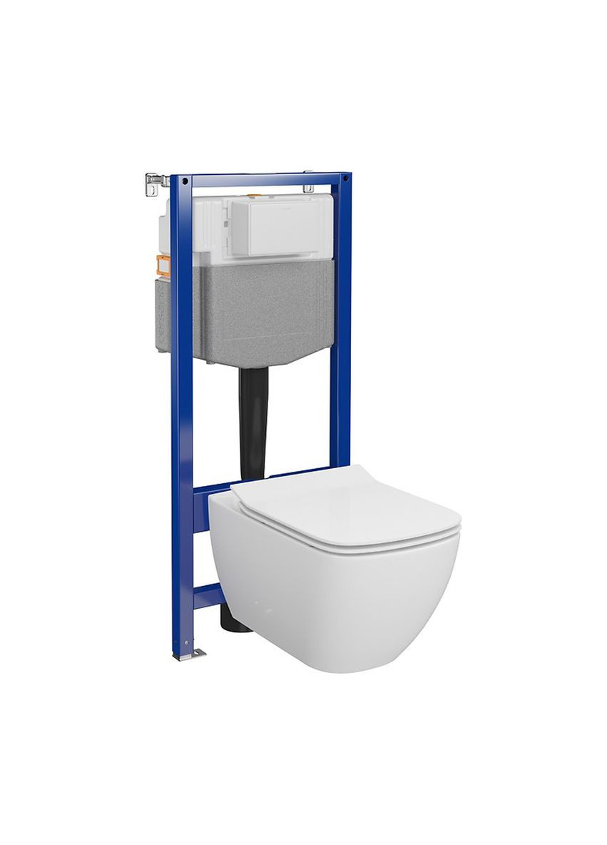 КОМПЛЕКТ С26 ІНСТ СИСМА AQUA 50 QF MEХАН+ VIRGO CLEANON з сид дюр ліфт БЕЗ КНОПКИ Cersanit (299997630)