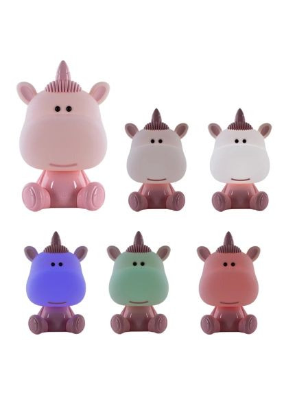 Ночник Светильник LED с аккумулятором Unicorn, (K24-491-1-2) Kite Світильник LED з акумулятором Unicorn, рожевий (367829963)