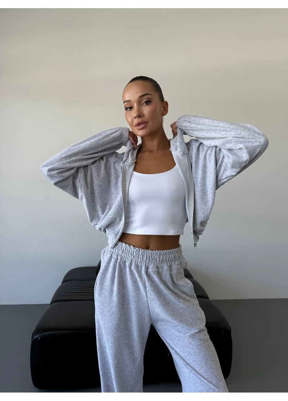 Жіночий велюровий костюм Fashion (361268999)