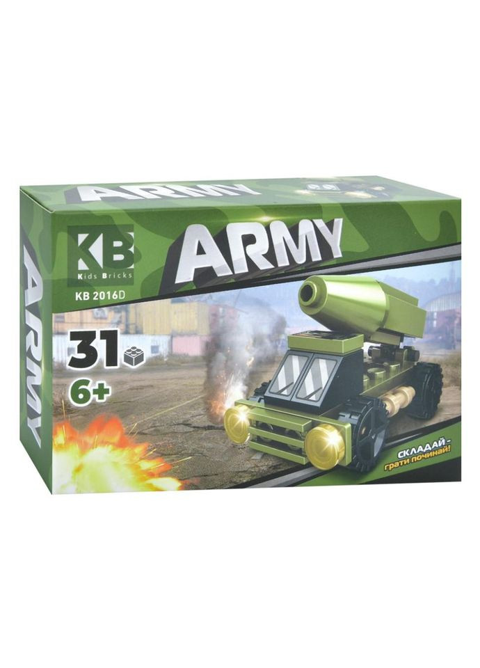 Детский конструктор "Военная техника" KB 2016D 31 деталь No Brand (362570307)