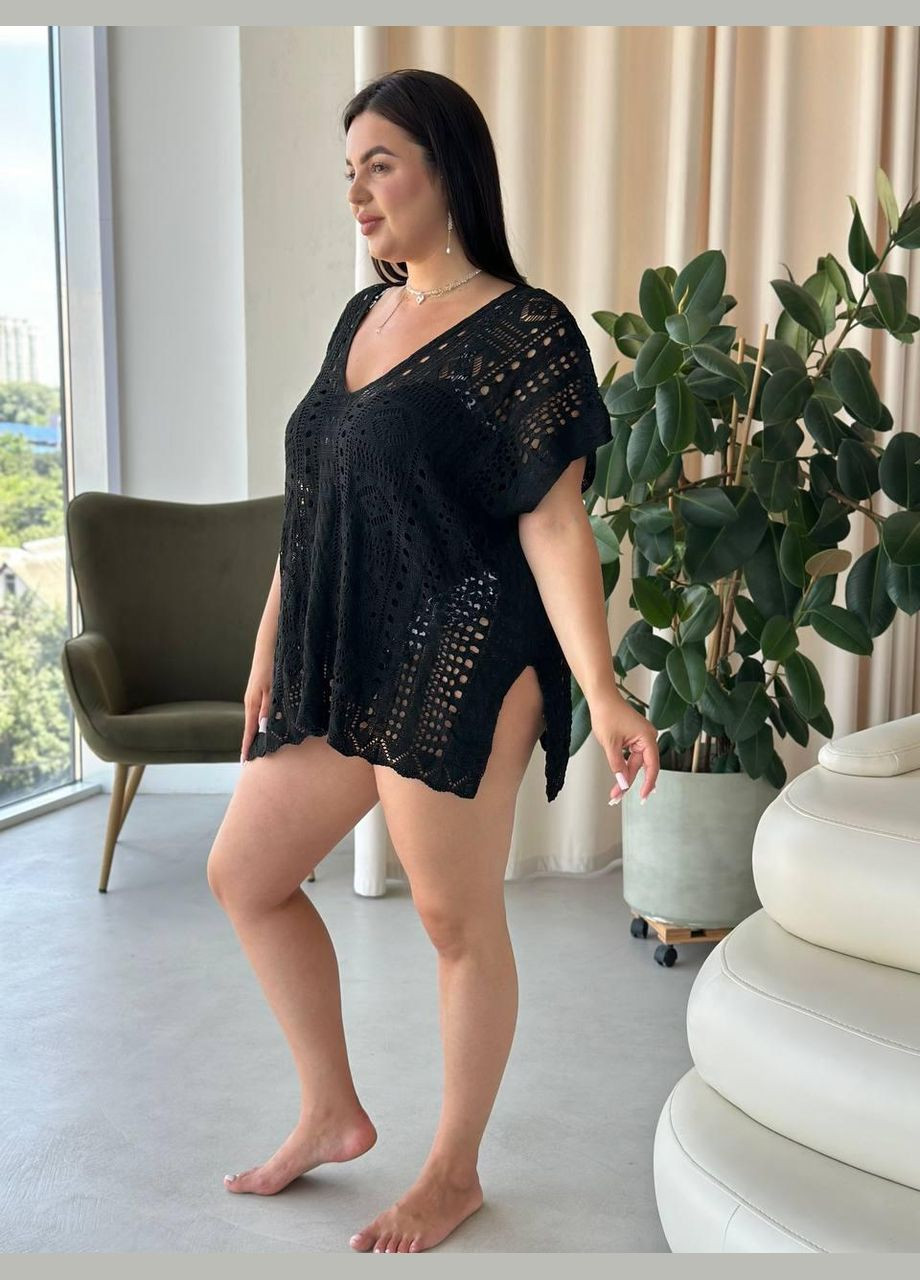 Жіноча пляжна туніка-сукня 669 No Brand oversize (298289560)