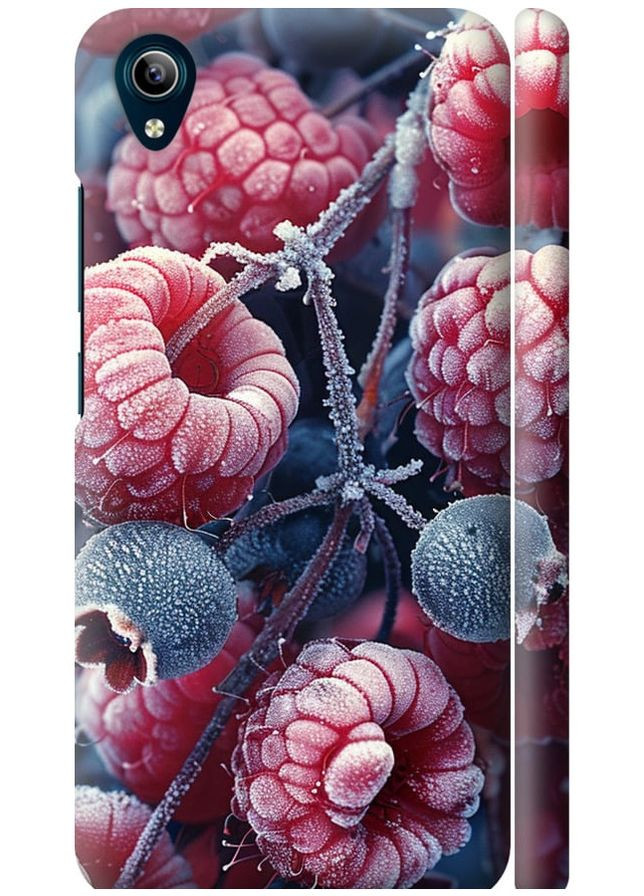 3D пластиковий матовий чохол 'Морозні ягоди' для Endorphone vivo y91c (285118896)