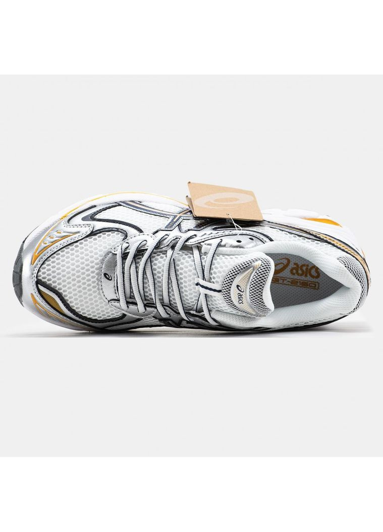 Білі Осінні кросівки чоловічі asics gt-2160 white silver orange асікс gt-2160 No Brand