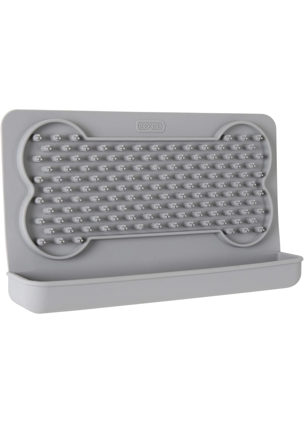 Коврик для слизывания лакомств Snack & Distract Horizontal, для собак, свето-серый Dexas (364488931)