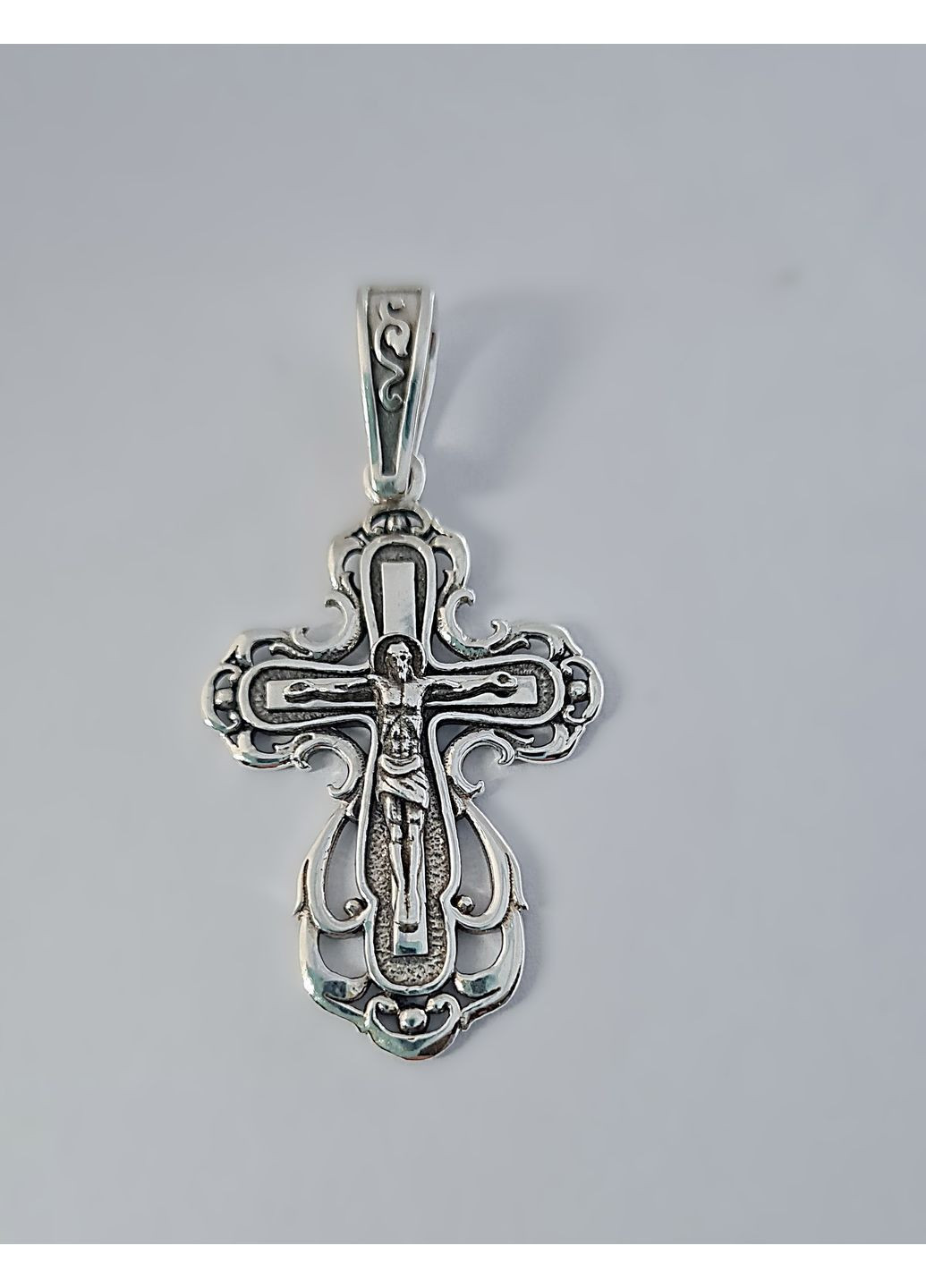 Срібний кулон хрестик 925 проби DeLoS (372183696)