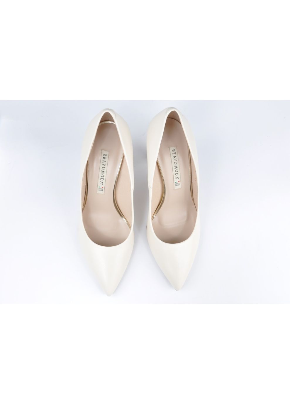 Bravo Moda Туфли 0003/KREM SKORA кремовый з натуральная кожа, польша — демисезон (295288896)