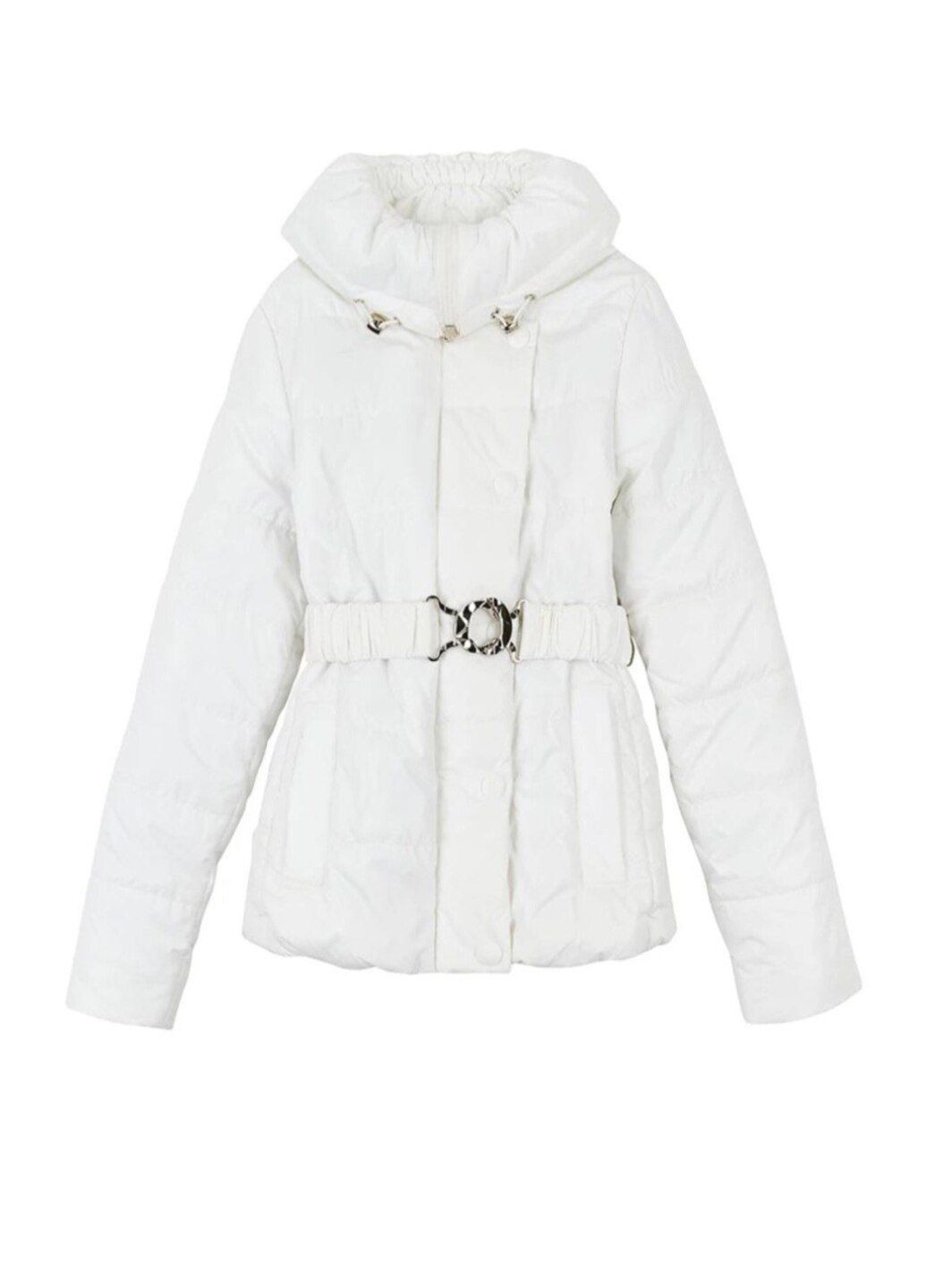 Біла демісезонна куртка демісезонна для дівчинки Moon-Box