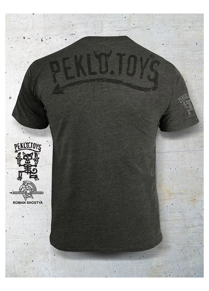 Футболка Бейсбол Melange Grey () Peklo.Toys (303261936)