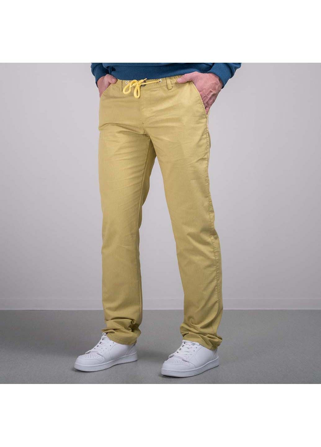 Горчичные демисезонные брюки Fashion