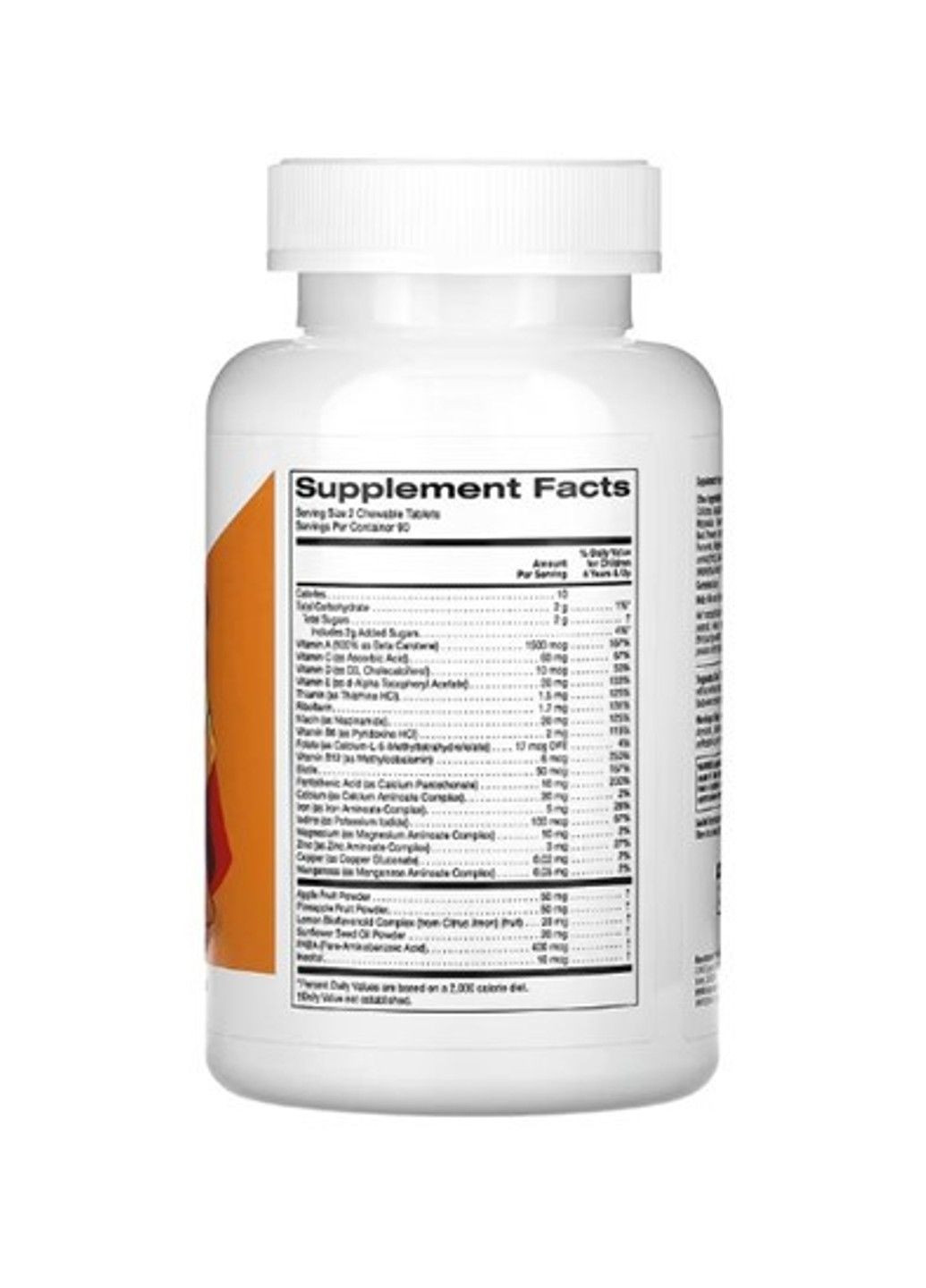 Мультивитамины Multivitamin для детей, ассорти из фруктов 180 штук California Gold Nutrition (347599999)