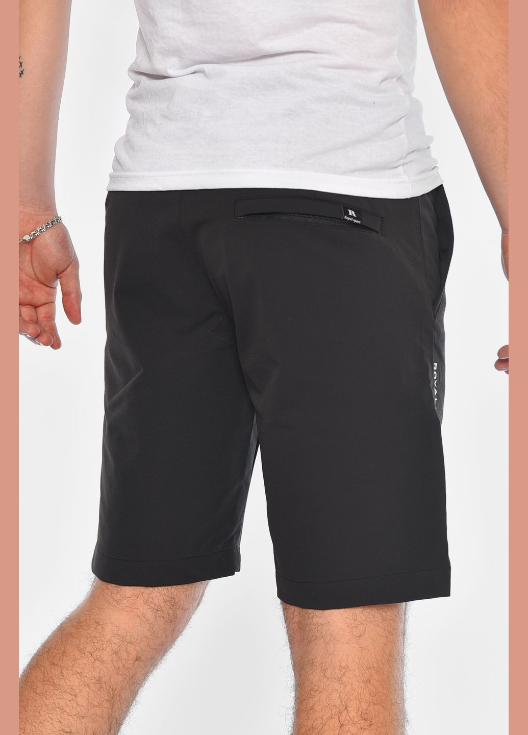 Шорты мужские черного цвета Let's Shop (315509128)