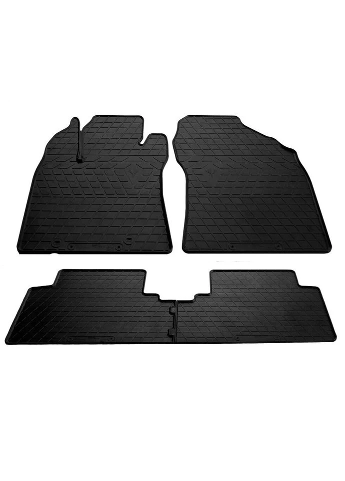 Резиновые коврики (4 шт, Premium) для Тойота Авенсис 2009-2018 гг Stingray (392163375)