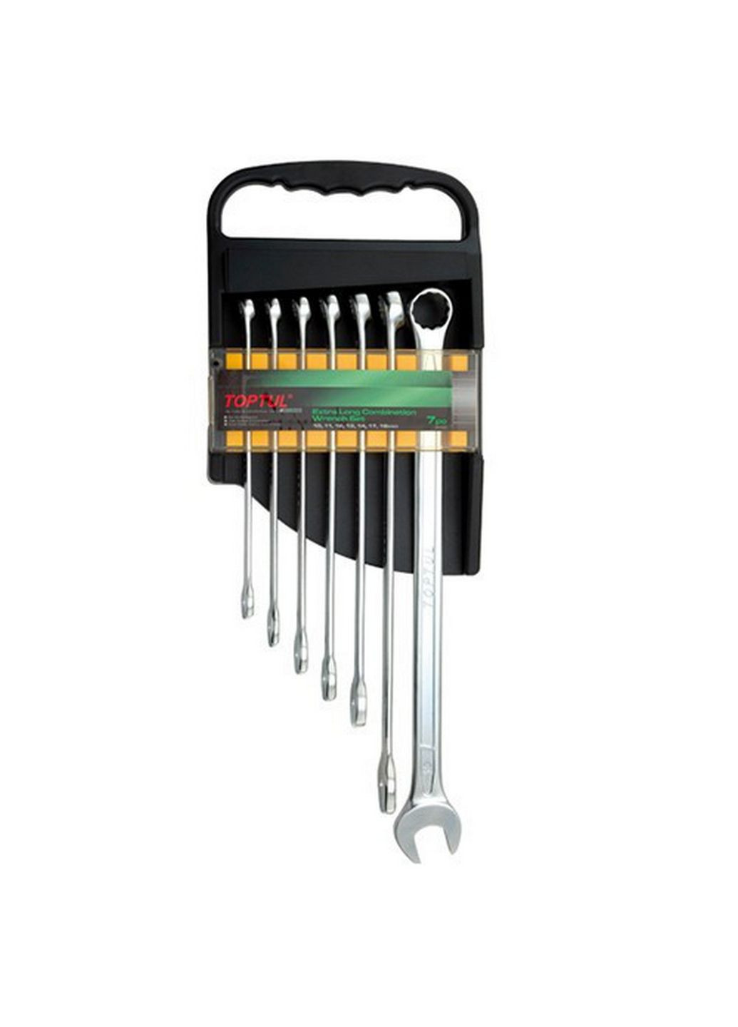 Комплект ключей комбинированных супердлинных 7 шт. 10-19 мм TOPTUL (289369829)