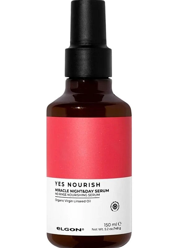Сыворотка для питания волос "День и ночь" Yes Nourish Miracle Night & Day Serum 150ml (2-1157285) Elgon (380114493)
