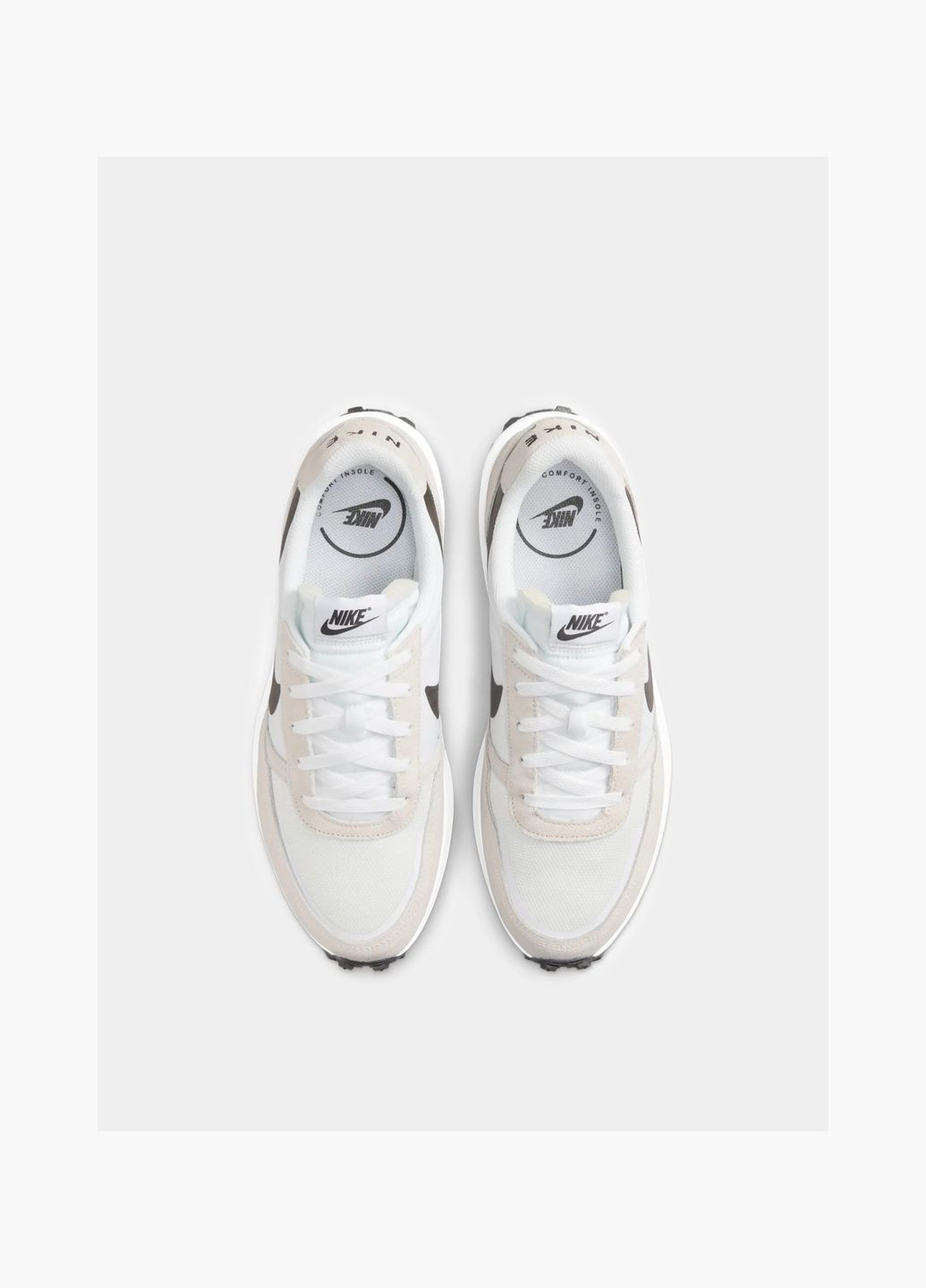 Сірі кросівки чоловічі waffle debut grey/white fj4195-003 Nike