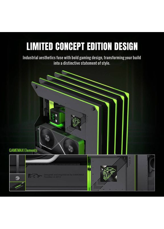 Корпус Blade Concept Black GameMax (370033703)