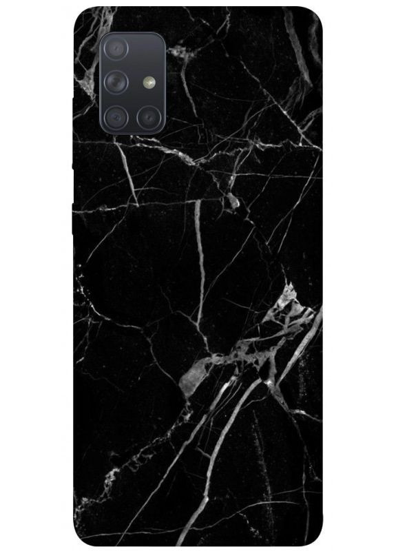 Чехол с принтом для Samsung Galaxy A71 / для самсунг галакси А71 Черный мрамор No Brand (339062014)