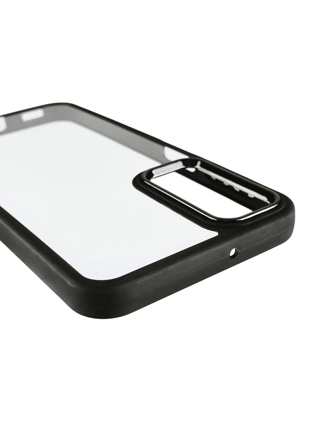 Чохол для Galaxy A24 4G SM-A245F з кольоровими високими бортами на самсунг а24 чорний Samsung (366021006)