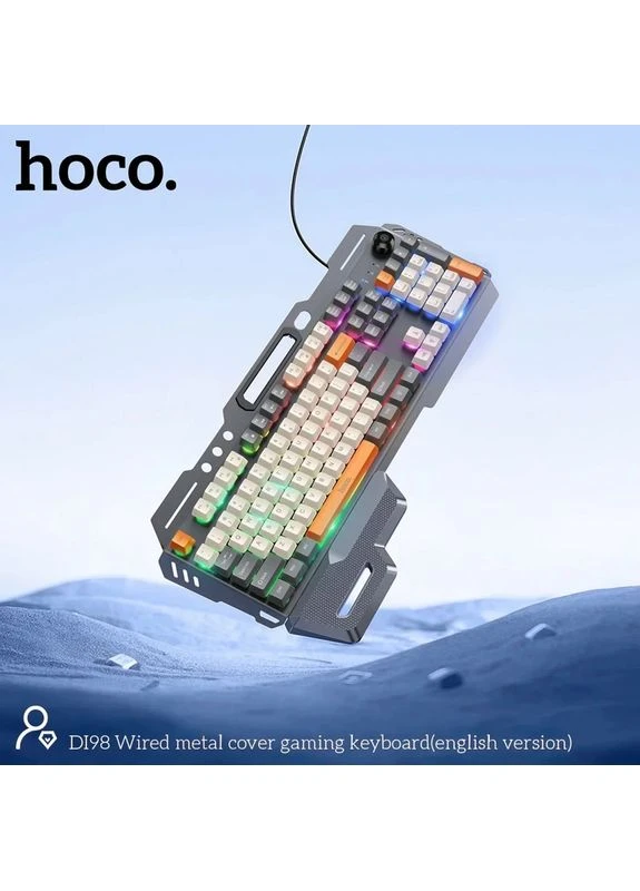 Клавіатура DI98 Murphy 3-color wired keyboard(Ukrainian version) Star Gray Hoco (391218392)