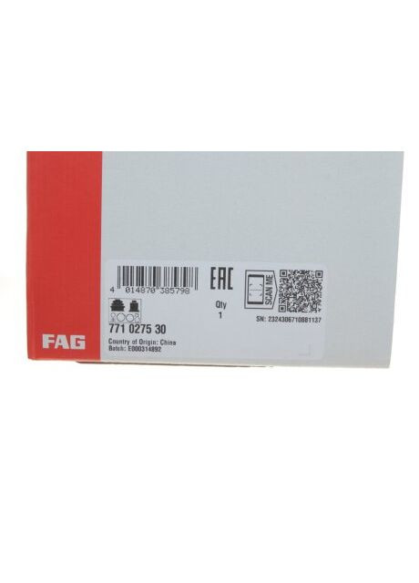 ШРКШ (зовнішній) Opel Vectra A 88-95 (22/22z) (+ ABS 43) 771 0275 30 (opt-om) FAG (366204932)