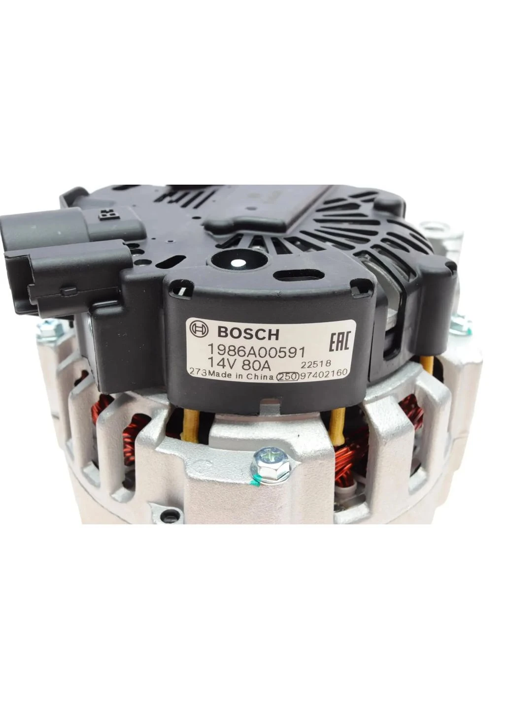 Генератор Citroen C2/C3/C4/Peugeot207/307 02 1 986 A00 591 UA63 Bosch (360498122)