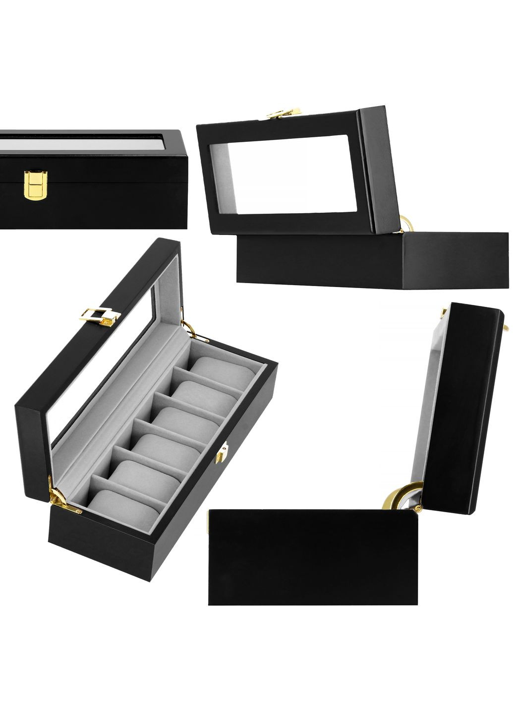 Скринька (органайзер) для зберігання годинників 31.5 x 11 x 8 см Springos ha1065 (290254616)