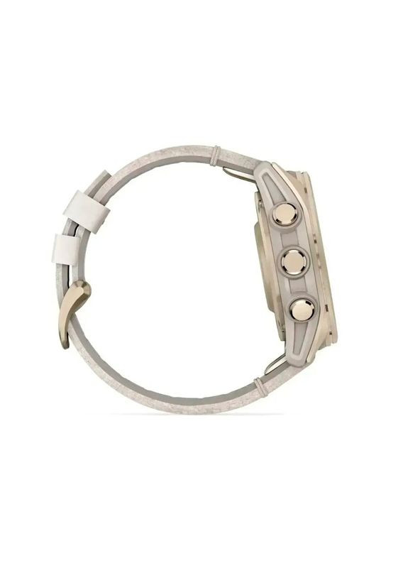 Смарт-годинник fenix 8 43mm,AMOLED,Saph,SftGldSS/FogGryLeatherBnd,Excl Garmin (357435818)