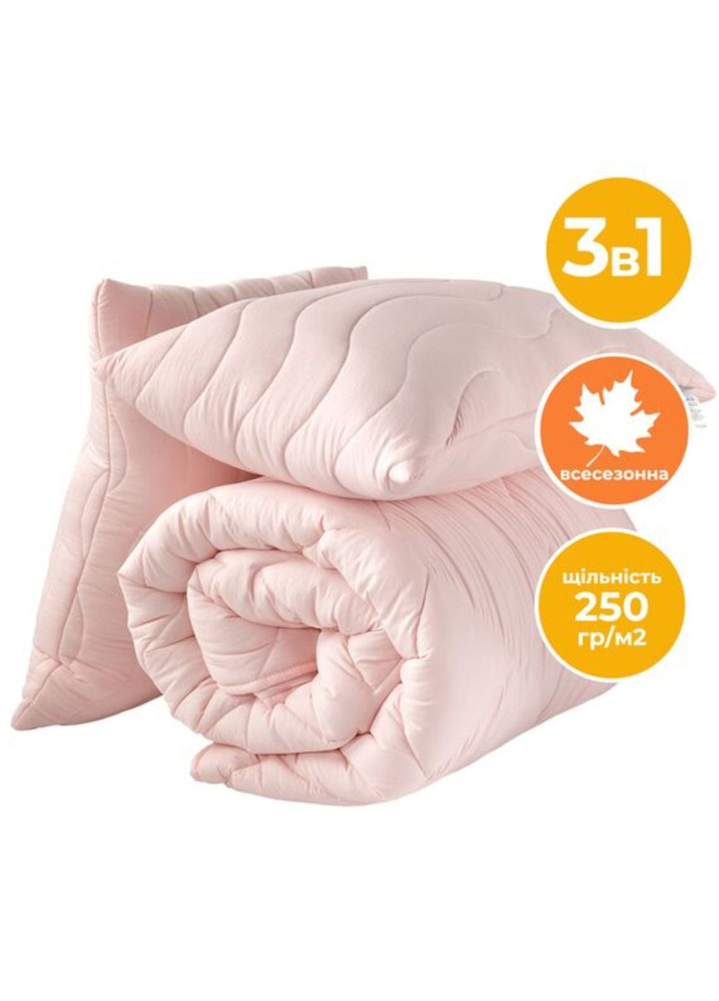 Набір "Tropical" ковдра 200х220 см + подушка 50х70 см 2шт IDEIA (332163822)