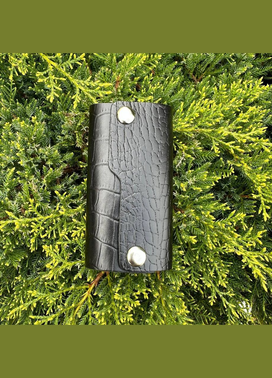 Шкіряна ключниця під рептилію, тримач для ключів ключник із натуральної шкіри No Brand (334729675)