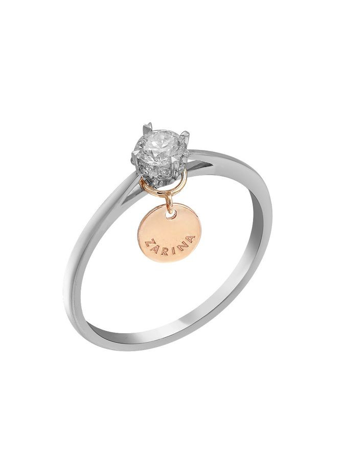 Кільце з білого золота з діамантом . Zarina (333834304)