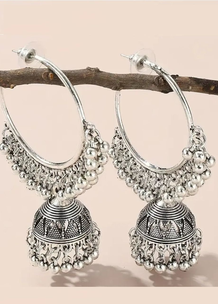 Індійські сережки дзвіночки джумки, 1361 Fashion Jewelry (351856138)